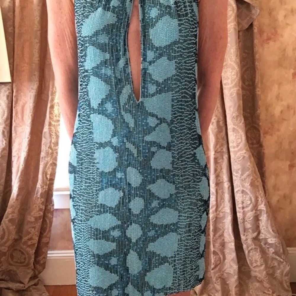 Tom Ford For Gucci Iconic Python Beaded Dress S/S… - image 4